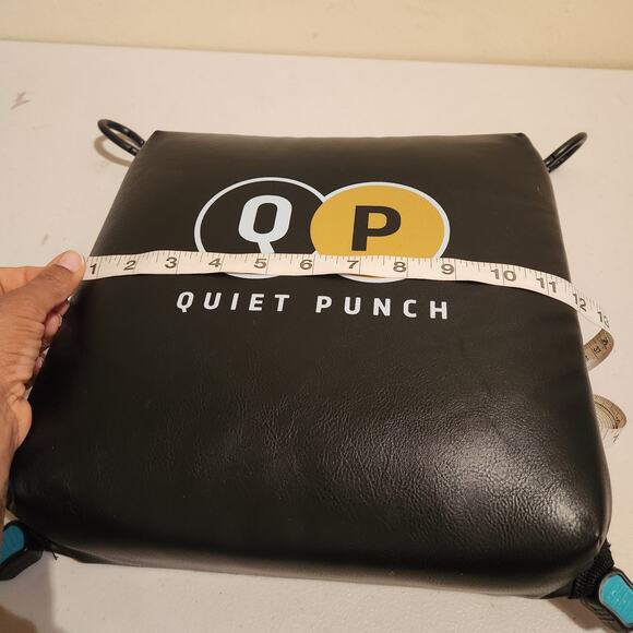 Quiet Punch Doorway Boxing Bag - Boxing Bag & Attached Hooks Only - Black - Picture 3 of 5